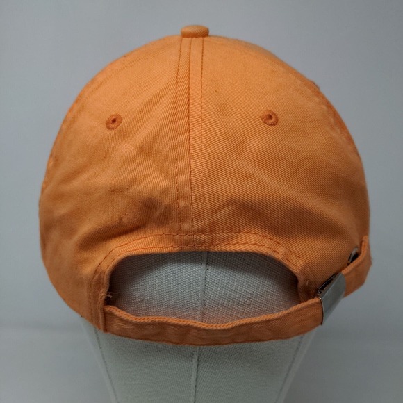 Etkos Men's Slideback Hat Orange Size OSFA Blank 100% Cotton - Picture 5 of 7